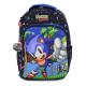 Mochila Escolar Infantil Luxcel Sonic Preta - 7014